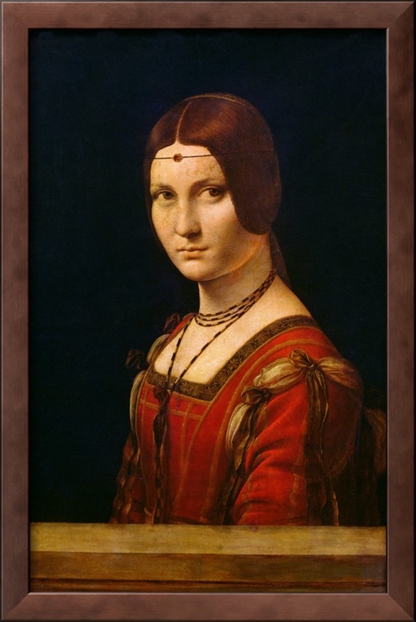 Portrait of a Lady from the Court of Milan, circa 1490-95 By Leonardo Da Vinci